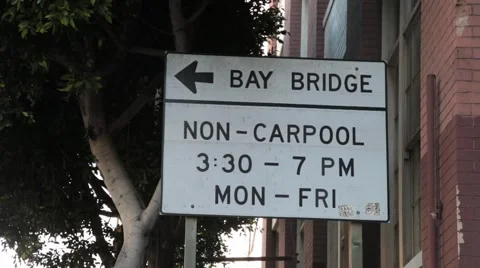 Carpool Sign 動画素材 998965