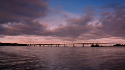 Carquinez Bridge Stock Footage 943140