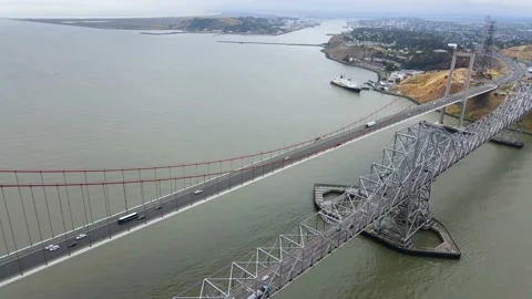 Carquinez Bridge Stock Footage