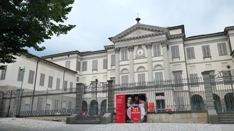 Carrara accademy gallery Video stock 132237865