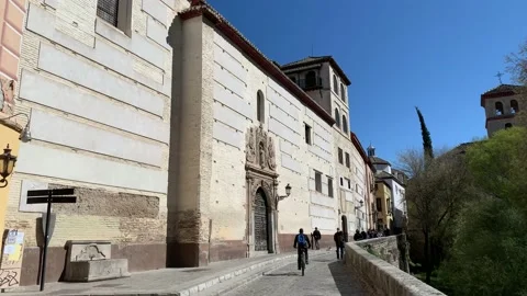 Carrera del Darro Walk (Convent) Stock Footage 167841376