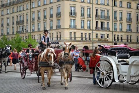 Carriage rides Stock Photos