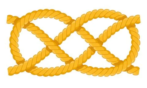 Carrick band knot vector icon flat isolated Illustrazione stock