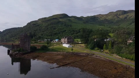 Carrick Castle Loch Goil in Argyll and Bute scotland. Stock Footage 340110708