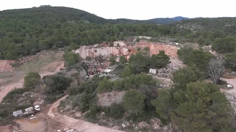 Carriere marbre Video stock 328707334