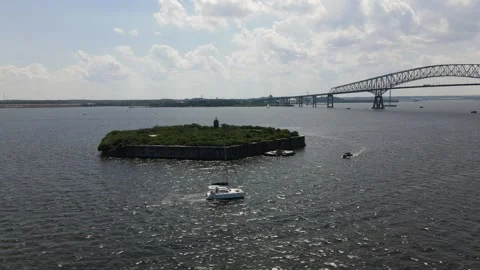 CarrollIsland orbit Stock Footage 199824342