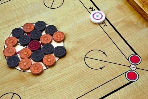 Carrom game Stock Photos