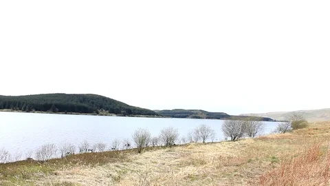 Carron Valley Dam Stock Footage 74655070