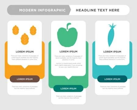 Carrot, apple,   infographic Stock Illustration