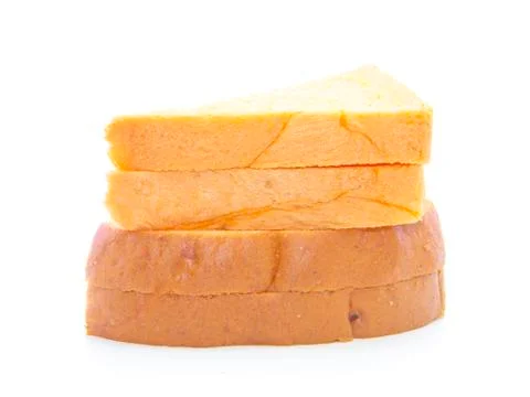 Carrot  bread edge texture layers Stock Photos