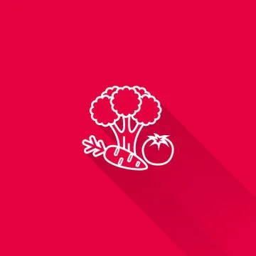 Carrot, broccoli, tomato Stock-Illustration