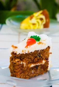 Carrot cake Stock Photos