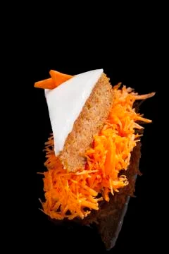 Carrot cake. Stock Photos