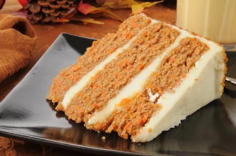 Carrot cake Stock Photos