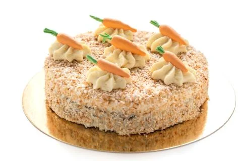 Carrot cake. Stock Photos