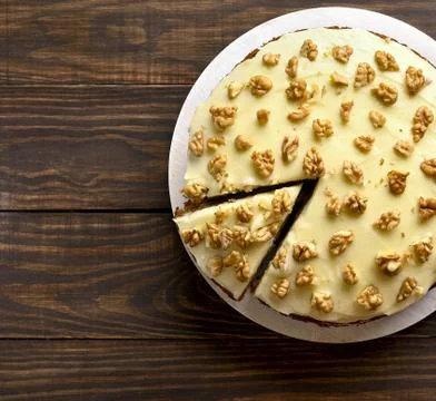 Carrot cake Stock Photos