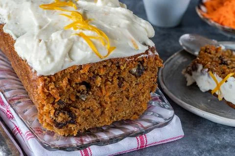 Carrot cake Foto stock