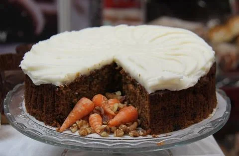 Carrot Cake. Stock Photos