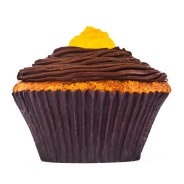 Carrot cupcake Stock Photos