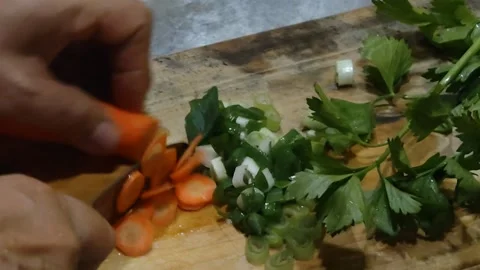 Carrot cutting Stock Footage 306298177