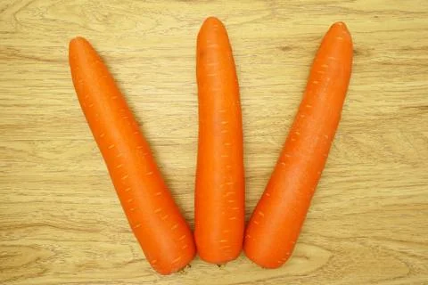 Carrot as fork Stock Photos