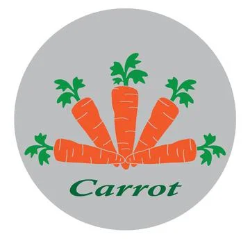Carrot icon Stock Illustration