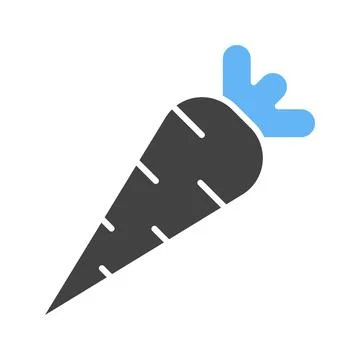 Carrot icon vector image. Stock-Illustration