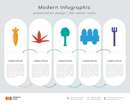 Carrot infographics design Stock Illustration