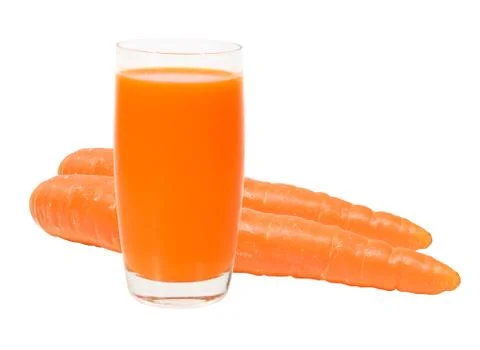 Carrot isolated with clipping path Foto stock