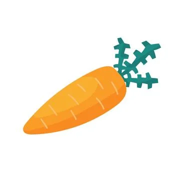 Carrot. Isolated vector illustration. Stock Illustration