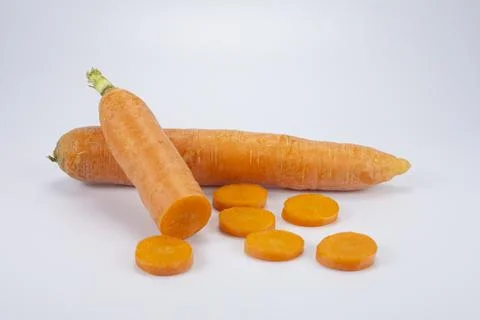 Carrot isolated on white background Stock Photos
