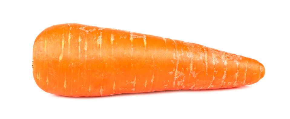 Carrot isolated on a withe background Stock Photos