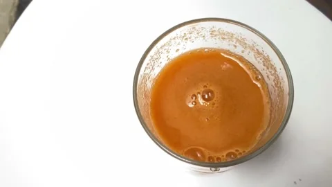 Carrot juice Stock Footage 225798031