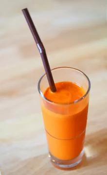Carrot juice Stock Photos