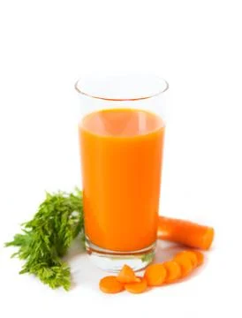 Carrot juice Stock Photos
