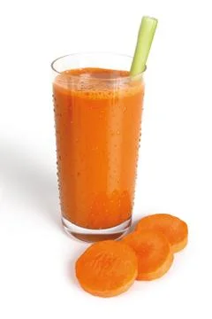 Carrot juice Stock Photos