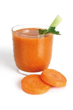 Carrot juice Stock Photos