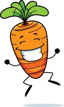 Carrot Jumping Stock Illustration