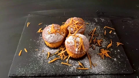 Carrot muffins Stock-Footage 275078967
