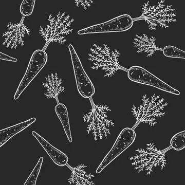 Carrot pattern Stock Illustration