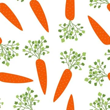 Carrot pattern Stock Illustration