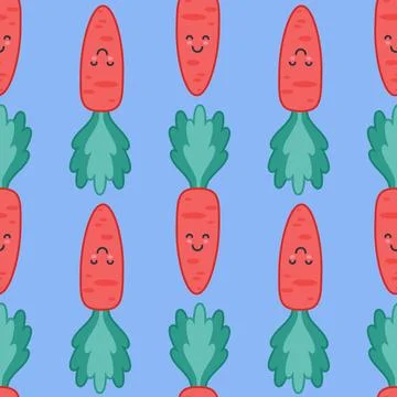 Carrot pattern Stock Illustration