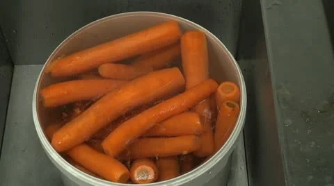 Carrot in a saucepan Stock Footage 21004673