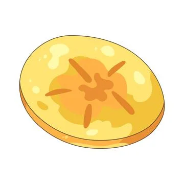 Carrot slice Stock Illustration