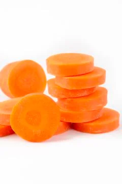 Carrot slice Stock Photos