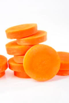 Carrot slice Stock Photos