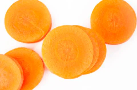 Carrot slice Stock Photos