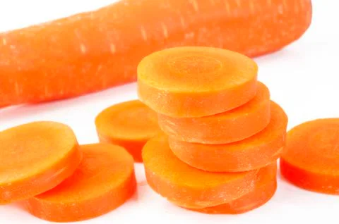 Carrot slice Stock Photos