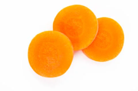 Carrot slice Stock Photos