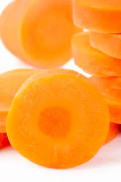 Carrot slice Stock Photos